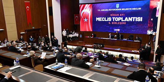 Ankara Büyükşehir Belediye Meclisi'nde 'söz sırası' tartışması