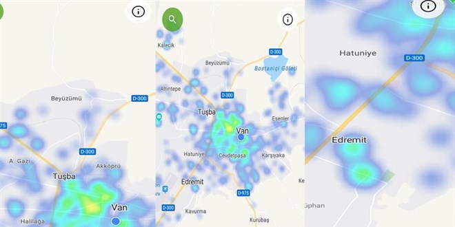 Van'ın risk haritası yeniden maviye dönüyor