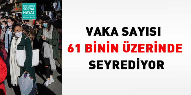 Vaka sayısı 61 binin üzerinde seyrediyor