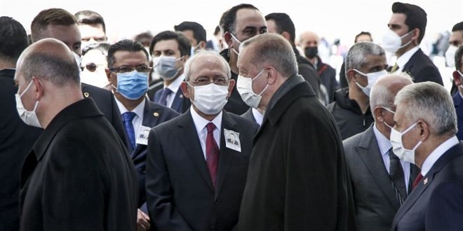 Cumhurbaşkanı Erdoğan, Kılıçdaroğlu'na selam vermedi