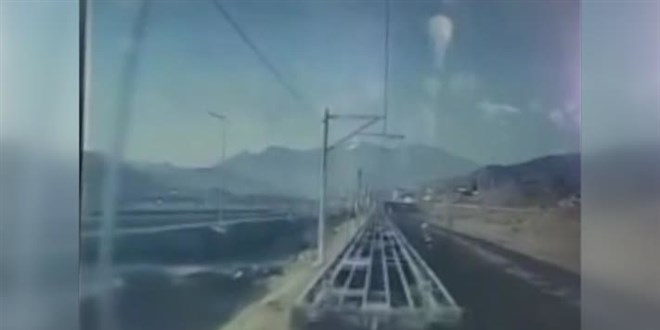 Adana'daki tren kazasnn gvenlik kameras kaytlar ortaya kt