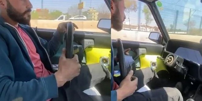 Direksiyonsuz araç kullanmıştı! İşte aldığı ceza