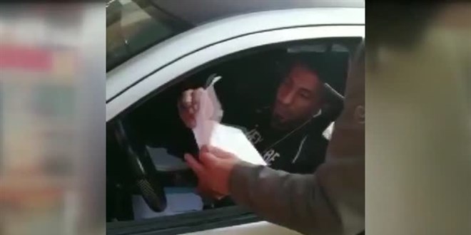 Korsan taksiye müşteri gibi binen sivil polis tarafından suçüstü yakalandı