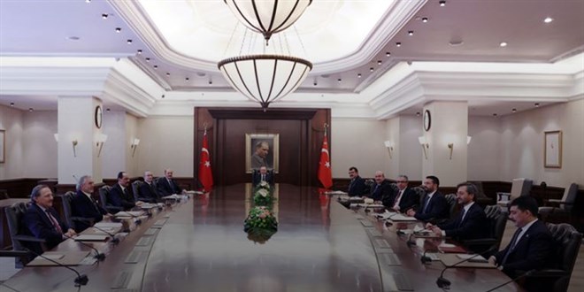 Erdoğan, CB Politika Kurulu Başkanvekillerini kabul etti