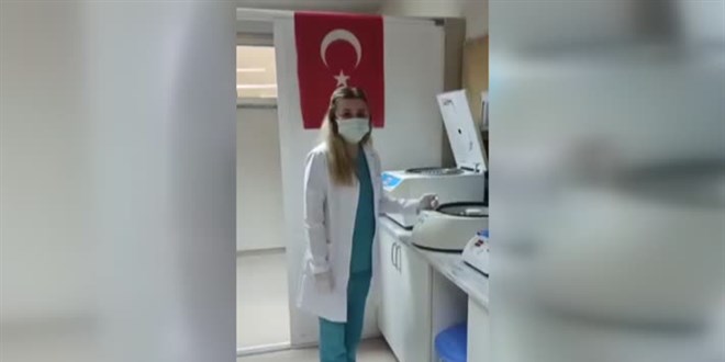 Zonguldak'ta sağlık çalışanlarından kendilerine mektup gönderen çocuklara videolu teşekkür