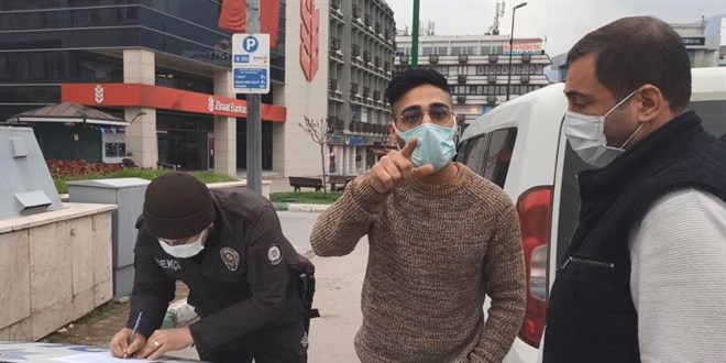 'Turistim' yalanını polis bozdu, 3 bin 150 TL ceza yedi