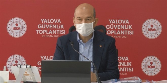 Bakan Soylu, Yalova'da güvenlik toplantısına katıldı