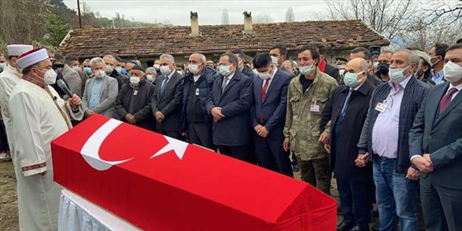 Pençe-Şimşek Harekatı şehidi Samsun'da toprağa verildi