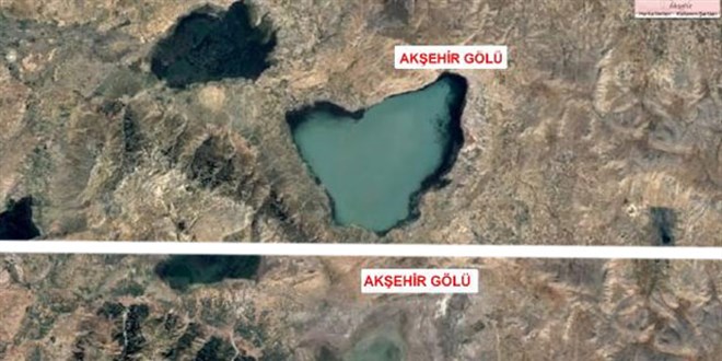 Gölleri vuran kuraklık, 36 yıllık uydu fotoğraflarıyla belgelendi