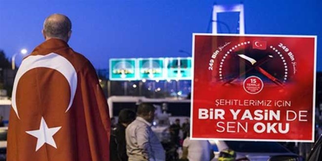15 Temmuz şehitleri için 'Bir Yasin de Sen Oku' kampanyasına yoğun ilgi