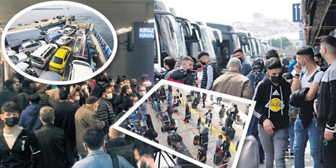'Tam kapanma' göçü bayramları aratmadı