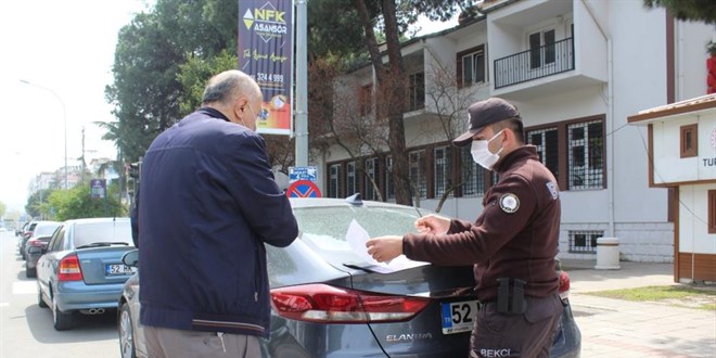 Aracına LPG almaya çıktı, evine yüz metre kala ceza yedi