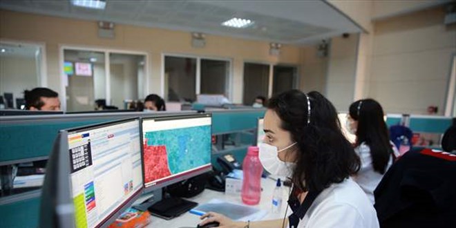 Acil Çağrı Merkezine gelen çağrı sayısı 'tam kapanmada' iki kat arttı
