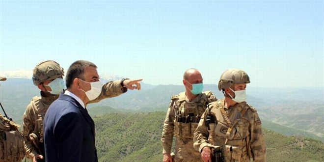 Siirt Valisi'nden operasyon b�lgelerinde inceleme