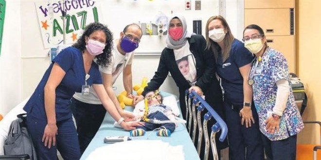 Polis memurunun, SMA hastas bebeine meslektalar 'nefes' oldu