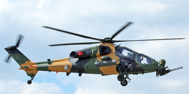 ATAK Helikopteri 2 teröristi etkisiz hale getirdi