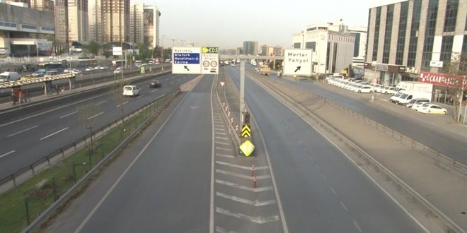 İstanbul'da 'tam kapanma' trafik yoğunluğunu azalttı