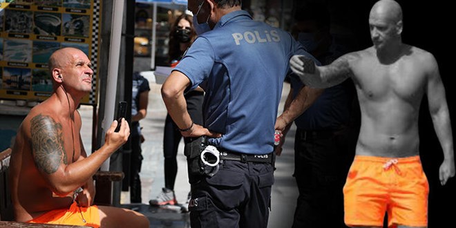 Maske takmayan turistten kadın polise ahlaksız teklif