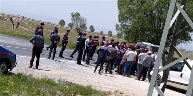 DSİ yetkileri ile köylü arasında arbede çıktı