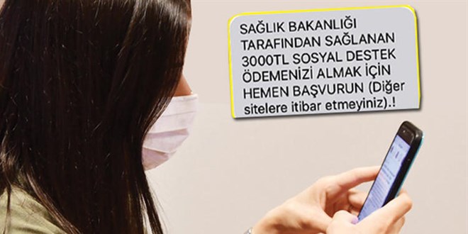 'Pandemi sosyal destek yardımı' dolandırıcılarına karşı uyarı