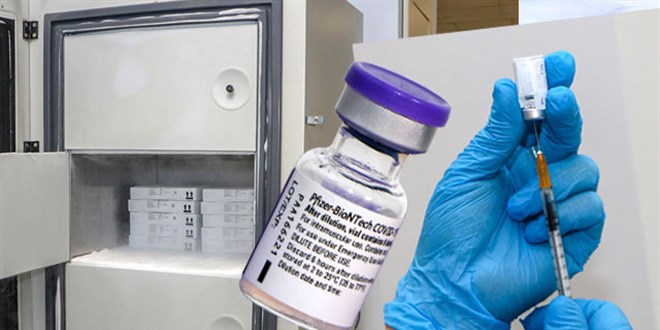 Biontech aşısı, eksi 70 dereceden şırıngaya böyle ulaşıyor