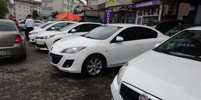 İkinci el araba piyasasında durgunluk var