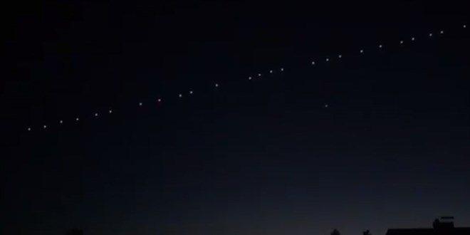 Elon Musk'ın Starlink uyduları Türkiye'nin birçok ilinde görüldü