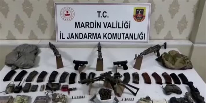 7 teröristin etkisiz hale getirildiği operasyonda mühimmat geçirildi
