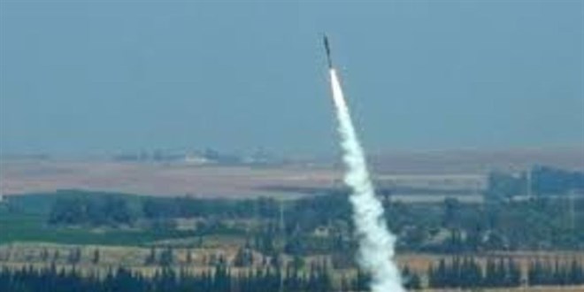 Gazze Şeridi'nden Batı Kudüs ve Beyt Şems kentine 6 roket atıldığı bildirildi.