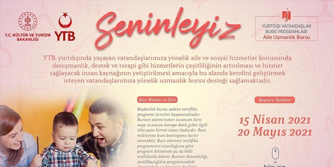 YTB'den yurt dışındaki vatandaşlar için 5 burs programı