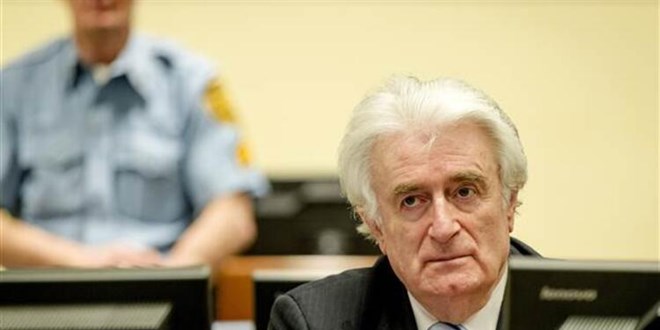 Bosna Kasab Karadzic, mebbet hapis cezasnn geri kalann ngiltere'de ekecek