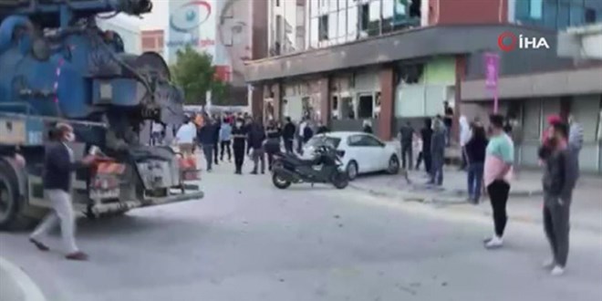 Pendik'teki metro inşaatında patlama