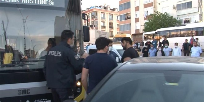 Aracına çarpıp kaçan İETT otobüsünü kilometrelerce kovaladı