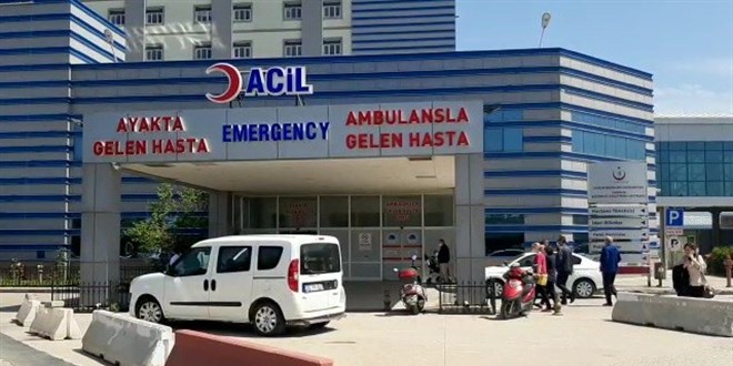 Hastanede oksijen tüpü patladı: 1 yaralı