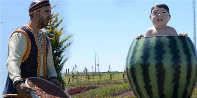 Çok tartışılan o maketler belediyece kaldırıldı