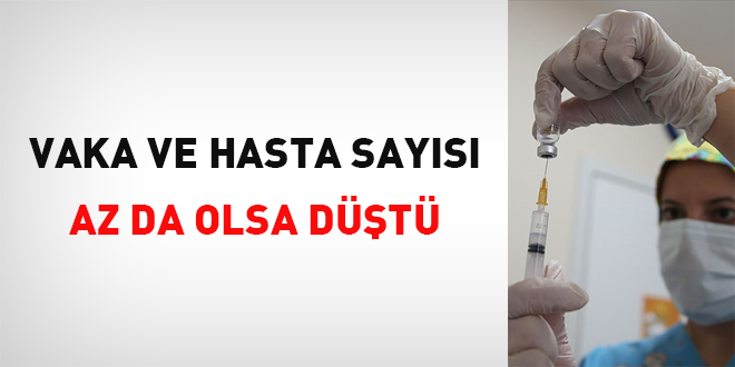 Vaka ve hasta sayısı az da olsa düştü