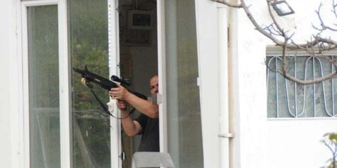 Kayseri'de pencereden tfekle rastgele ate at: 1 yaral