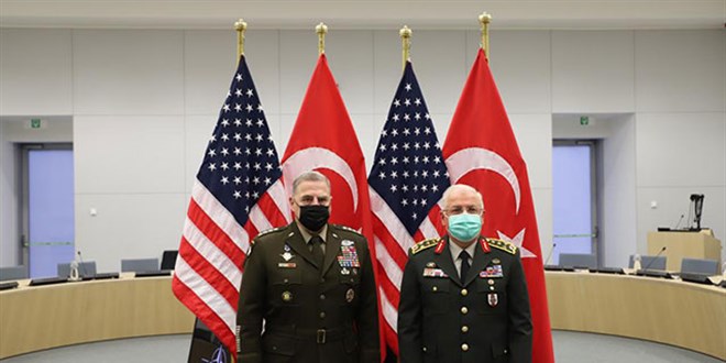 Genelkurmay Başkanı Güler, ABD'li mevkidaşıyla görüştü