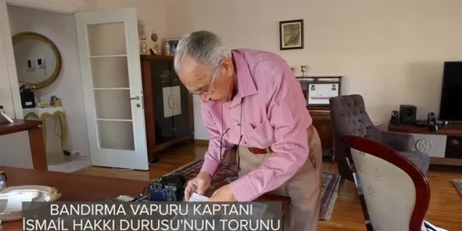 Vali, Band�rma Vapuru Kaptan�'n�n torununu ziyaret etti