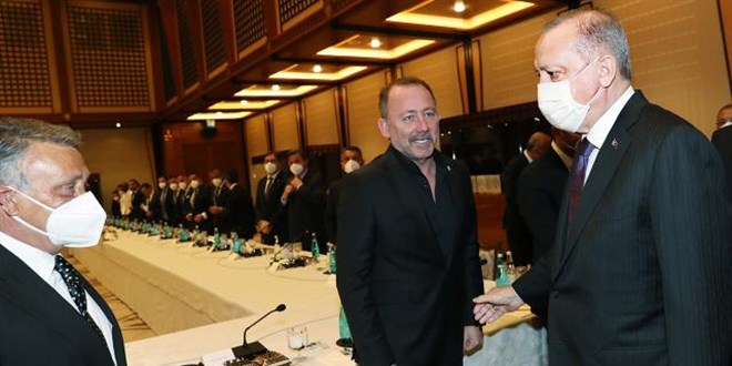 Cumhurbaşkanı Erdoğan, Beşiktaş heyetini kabul etti