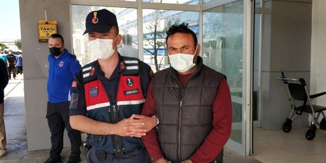 Amcasını dövdü, korona testine götürülürken tehdit etti