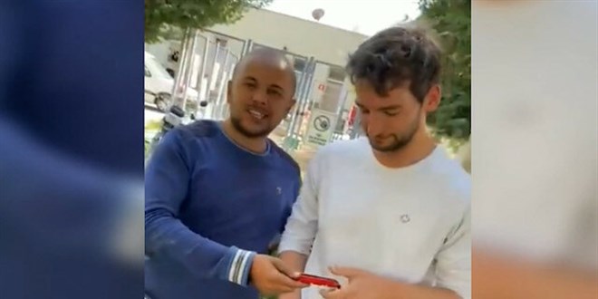 Burdurlu �ift�i, tarlas�na inen Kanadal� para��t��yle bulu�tu