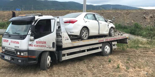 Osmaneli Devlet Hastanesi Başhekimi trafik kazası geçirdi