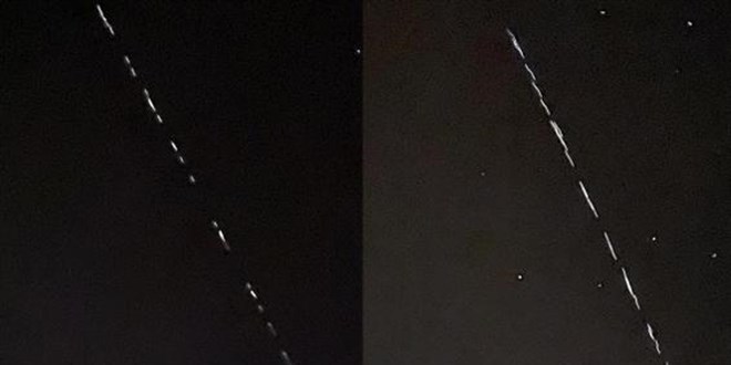 Elon Musk'ın Starlink uyduları Şırnak semalarında görüldü