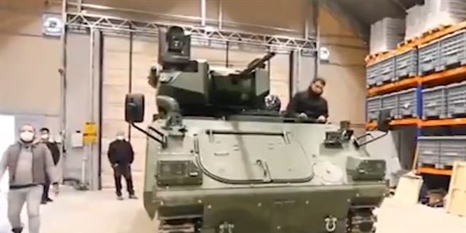 Zırhlı muharebe aracı testi geçti