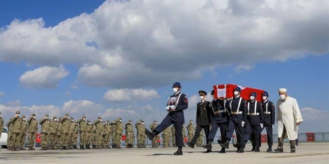 Ağrı şehidi, Ankara'da son yolculuğuna uğurlandı