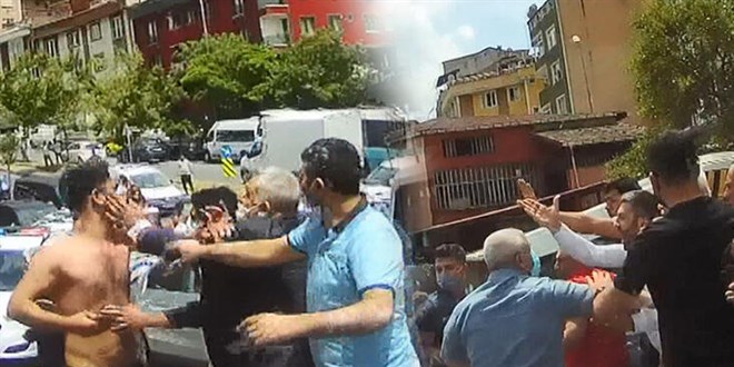 Kağıthane'de iki aile birbirine girdi, polis havaya ateş açtı