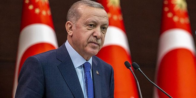 Cumhurbakan Erdoan'dan ehit ailesine basal mesaj