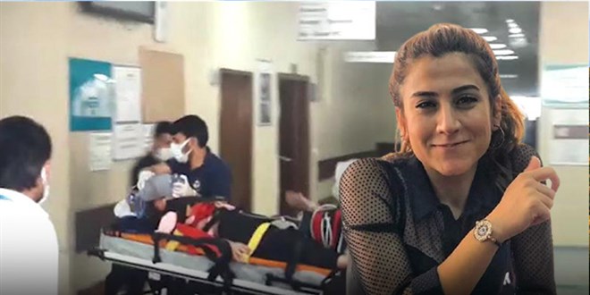 Stajyer avukat Berrin, cam silerken 4'üncü kattan düştü