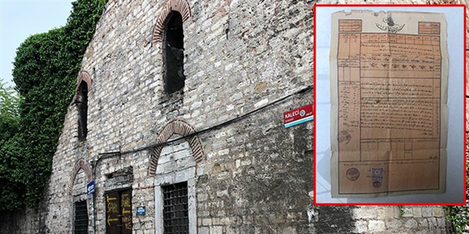Tapusu tesadüfen bulundu, o hamam restore edilebilecek